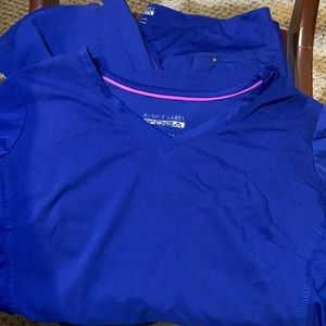 Healing Hands Galaxy Blue Scrubs